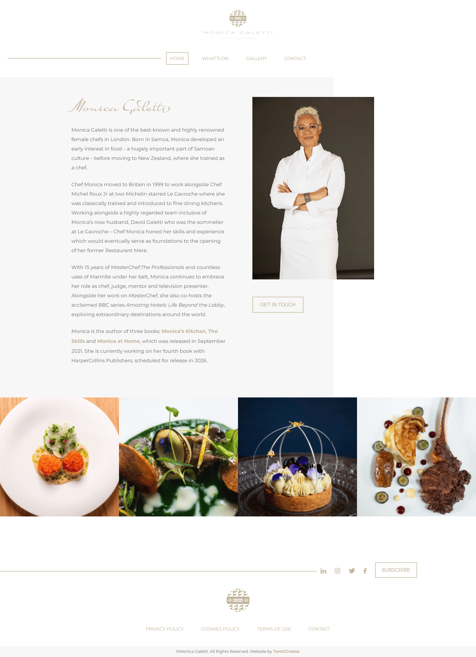 Screenshot of Monica Galetti